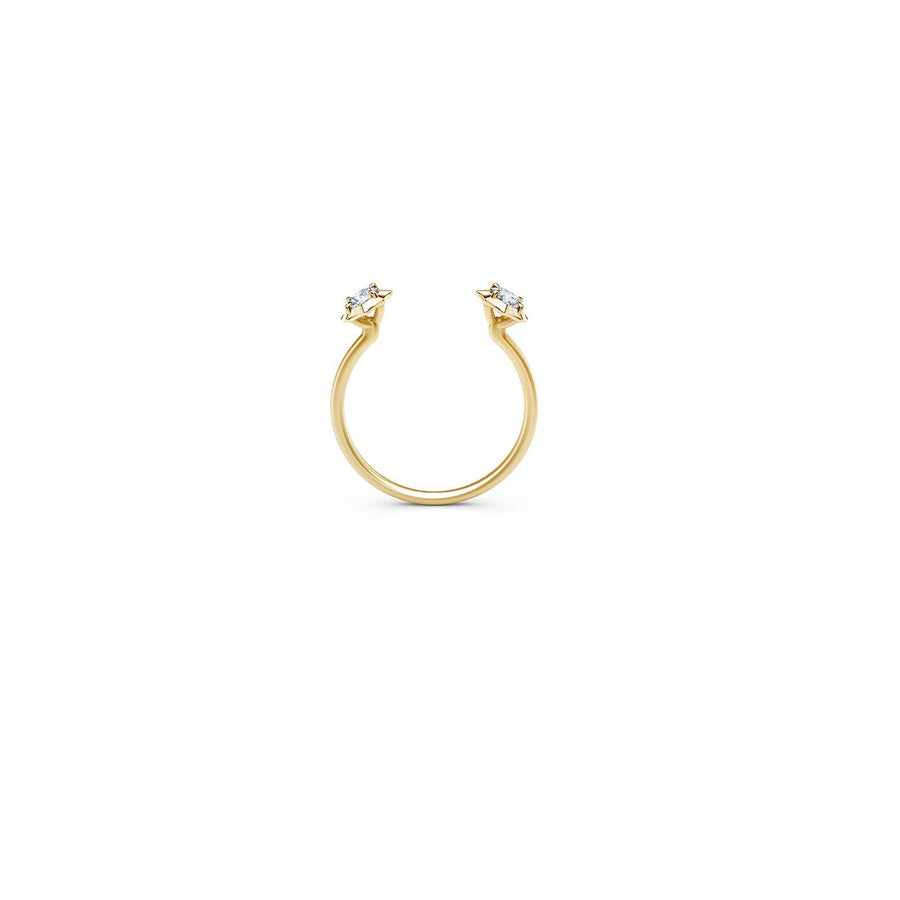 Forevermark Alchemy Sophisticate Two Tone Open Stackable Ring -