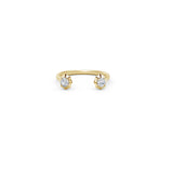 Forevermark Alchemy Sophisticate Two Tone Open Stackable Ring -