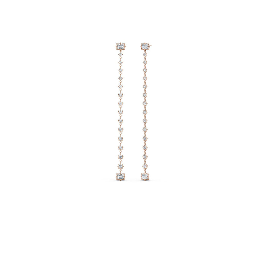 Forevermark Alchemy Vanguard Large Hoops With Long Drops -