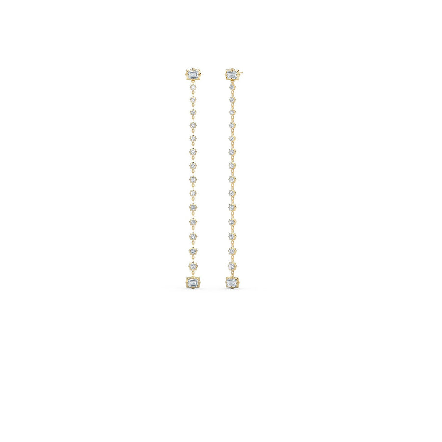 Forevermark Alchemy Vanguard Large Hoops With Long Drops -