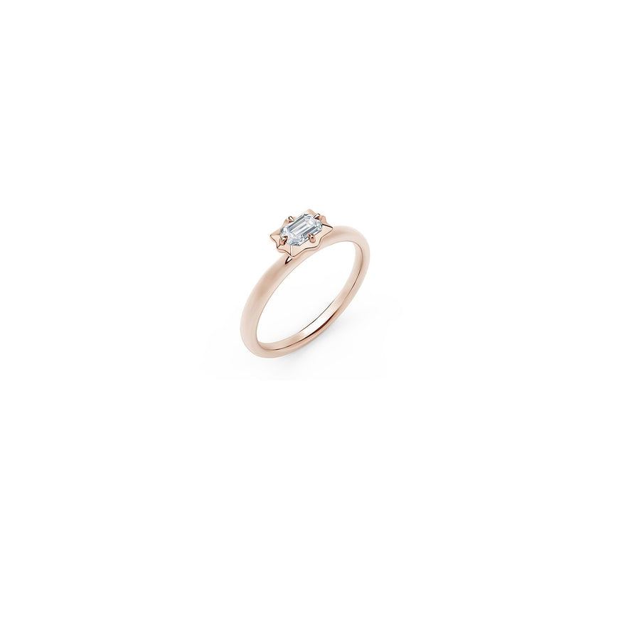 Forevermark Alchemy Vanguard Solitaire Stackable Ring -