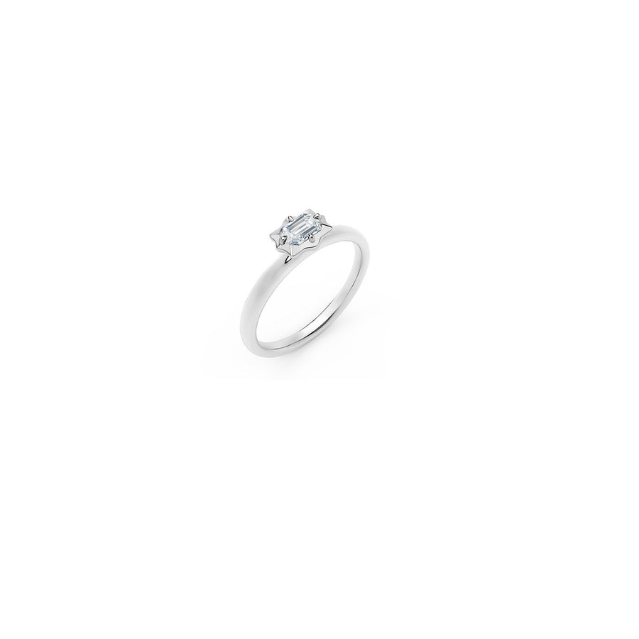 Forevermark Alchemy Vanguard Solitaire Stackable Ring -
