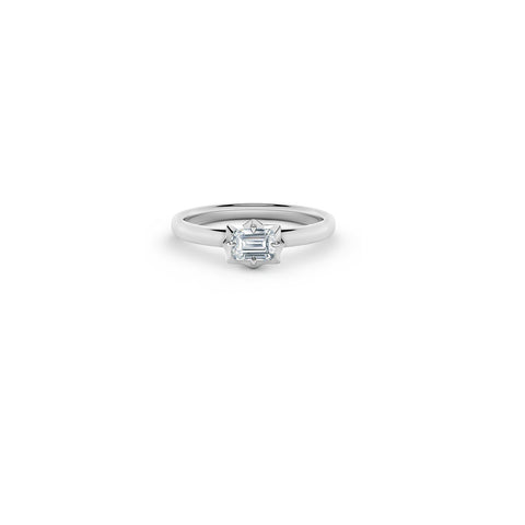 De Beers Forevermark Alchemy Vanguard Solitaire Stackable Ring-Forevermark Alchemy Vanguard Solitaire Stackable Ring -