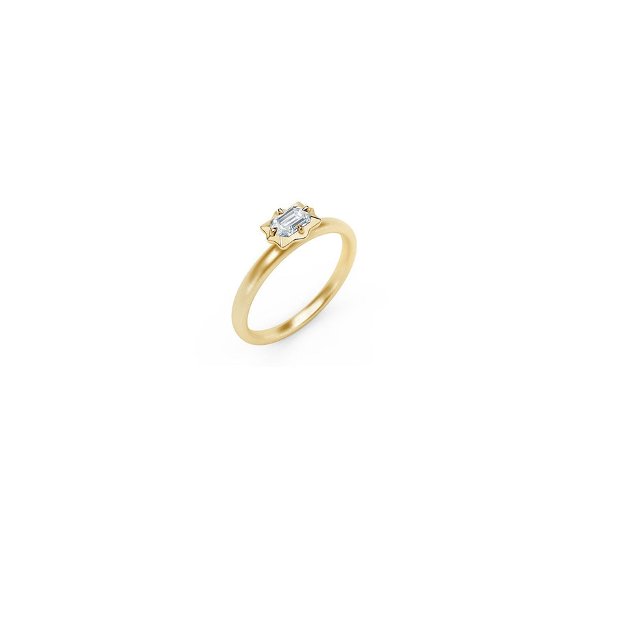Forevermark Alchemy Vanguard Solitaire Stackable Ring -
