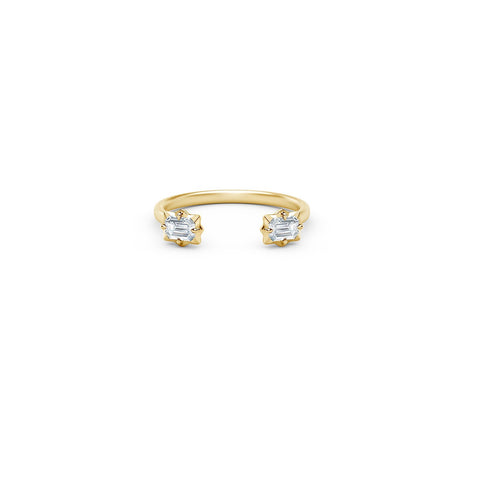 Forevermark Alchemy Vanguard Two Stone Open Stackable Ring -