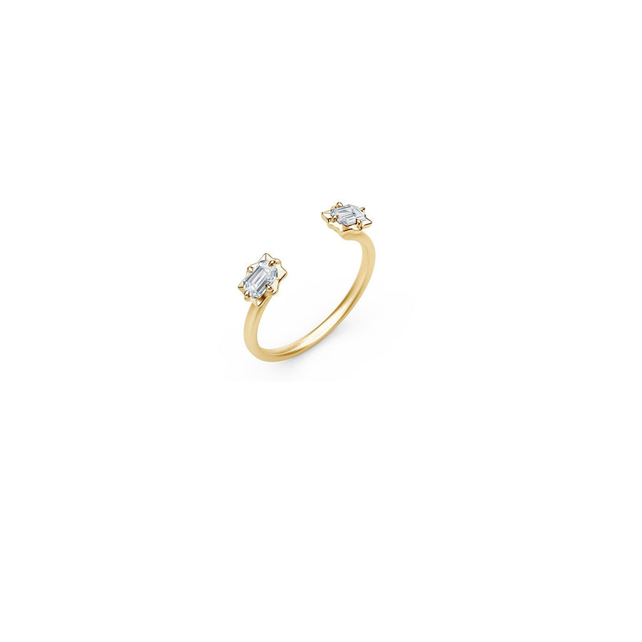 Forevermark Alchemy Vanguard Two Stone Open Stackable Ring -