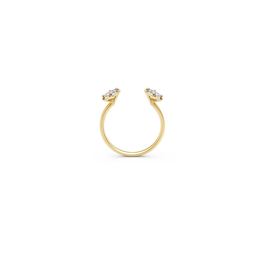 Forevermark Alchemy Vanguard Two Stone Open Stackable Ring -