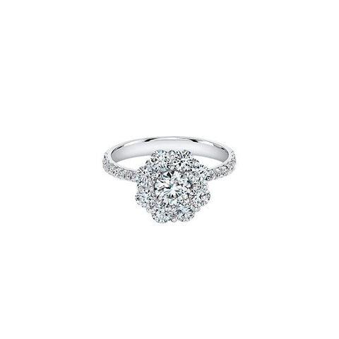 De Beers Forevermark Cluster Diamond Ring-Forevermark Cluster Diamond Ring -