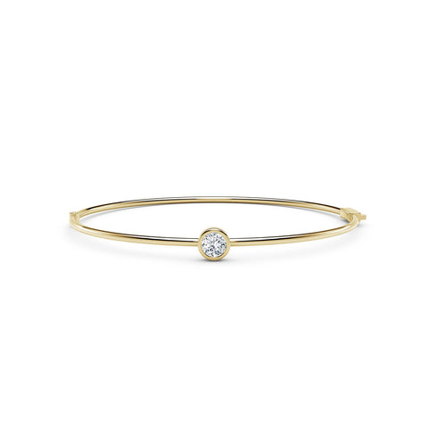 De Beers Forevermark Tribute™ Collection Round Diamond Bangle-Forevermark Diamond Bangle -