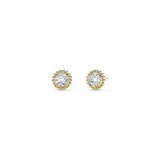 De Beers Forevermark Tribute™ Collection Round Beaded Studs-Forevermark Diamond Earrings -