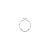 De Beers Forevermark Tribute™ Collection Bezel Diamond Shank Stackable Ring-Forevermark Diamond Ring -