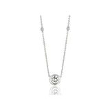 De Beers Forevermark Dust Bezel Diamond Necklace-Forevermark Dust Bezel Diamond Necklace -