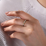 Gabriel & Co. Alternating Diamond and Pyramid Stackable Ring-Gabriel & Co. Alternating Diamond and Pyramid Stackable Ring - LR51705Y45JJ