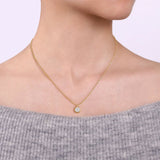 Gabriel & Co. Bezel Set Diamond Pendant Necklace - NK6617Y45JJ