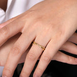 Gabriel & Co. Bujukan Ball Criss Cross Ring-Gabriel & Co. Bujukan Ball Criss Cross Ring - LR51876Y4JJJ