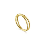 Gabriel & Co. Bujukan Ball Criss Cross Ring-Gabriel & Co. Bujukan Ball Criss Cross Ring - LR51876Y4JJJ