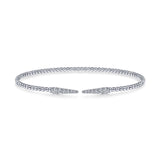 Gabriel & Co. Bujukan Bead Cuff Bracelet with Diamond Pavé Spikes - BG4216-6W45JJ
