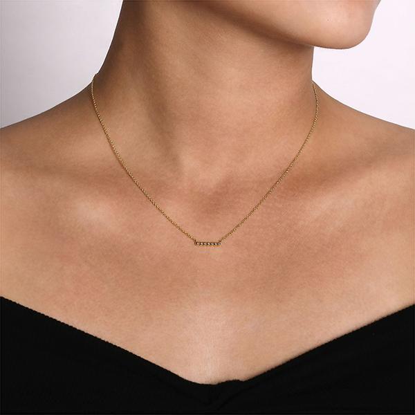 Gabriel & Co. Bujukan Beaded Bar Necklace - NK6396Y4JJJ