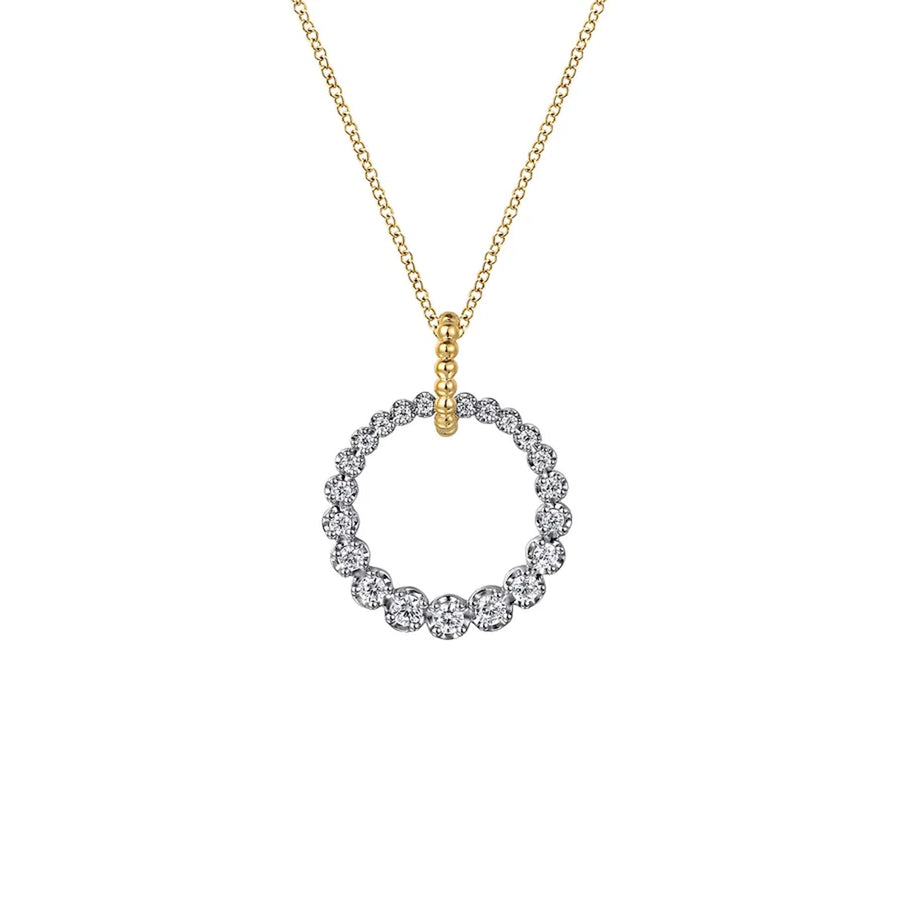 Gabriel & Co. Bujukan Diamond Drop Necklace - NK7518M45JJ