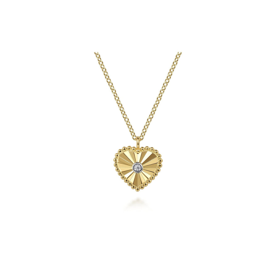 Gabriel & Co. Bujukan Heart Pendant Necklace - NK7063M45JJ