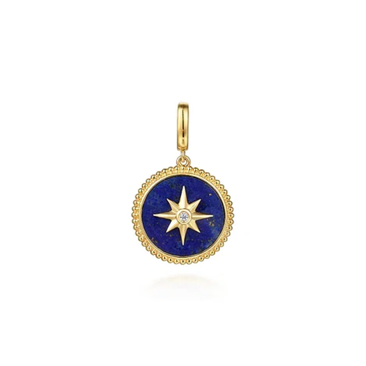 Gabriel & Co. Bujukan Lapis Medallion Pendant - PT6645Y45LP