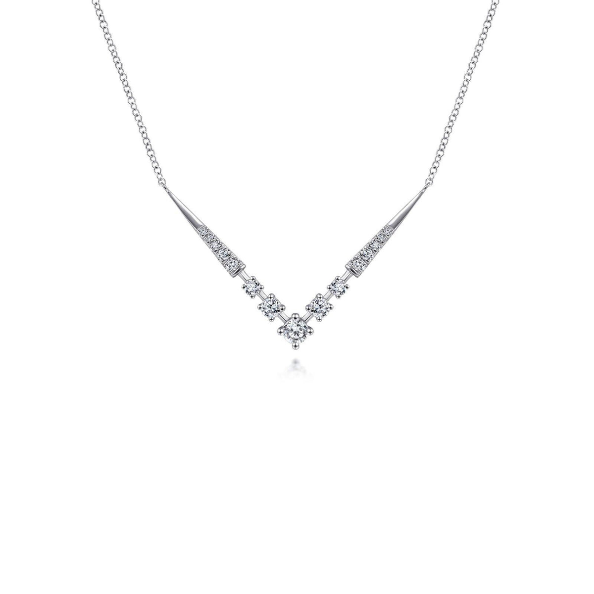 Gabriel & Co. Chevron Necklace - NK6188W45JJ
