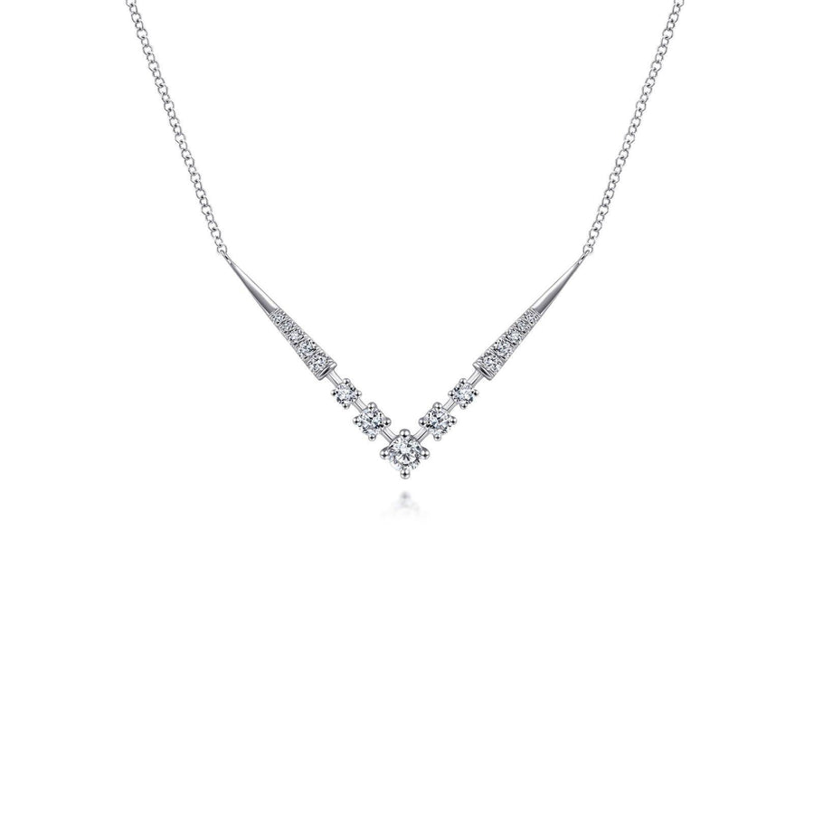 Gabriel & Co. Chevron Necklace - NK6188W45JJ