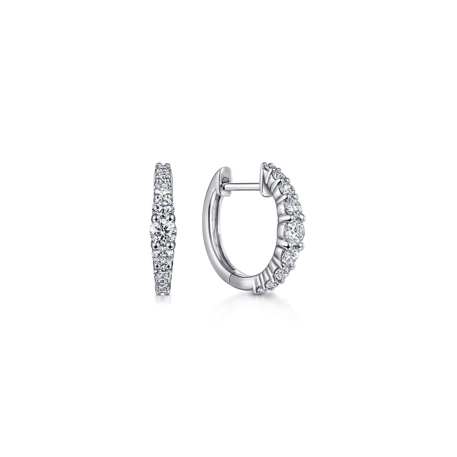 Gabriel & Co. Classic Diamond Huggies - EG13648W45JJ