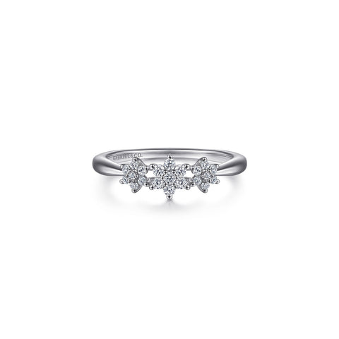 Gabriel & Co. Cluster Diamond Floral Ring - LR52121W45JJ
