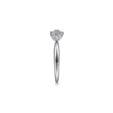 Gabriel & Co. Cluster Diamond Floral Ring-Gabriel & Co. Cluster Diamond Floral Ring - LR52121W45JJ