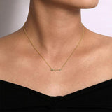 Gabriel & Co. Diamond Arrow Necklace-Gabriel & Co. Diamond Arrow Necklace - NK5448Y45JJ