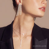 Gabriel & Co. Diamond Bar Necklace - NK6581W45JJ
