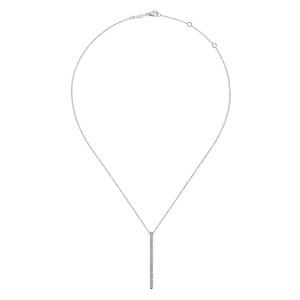 Gabriel & Co. Diamond Bar Necklace - NK6581W45JJ