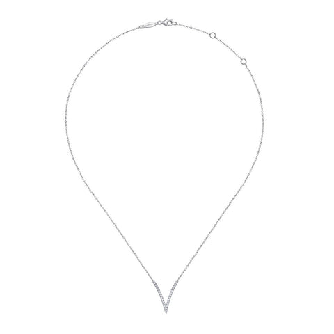 Gabriel & Co. Diamond Chevron Necklace-Gabriel & Co. Diamond Chevron Necklace - NK4720W45JJ