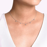 Gabriel & Co. Diamond Clover Necklace-Gabriel & Co. Diamond Clover Necklace - NK6591W45JJ