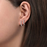 Gabriel & Co. Diamond Double Huggie Earrings-Gabriel & Co. Diamond Double Huggie Earrings - EG14517W45JJ