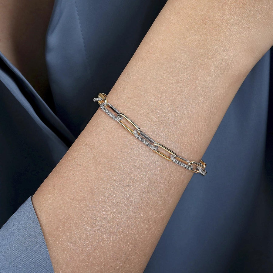 Gabriel & Co. Diamond Link Chain Bracelet - TB4863-75M45JJ