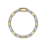 Gabriel & Co. Diamond Link Chain Bracelet-Gabriel & Co. Diamond Link Chain Bracelet - TB4863-75M45JJ