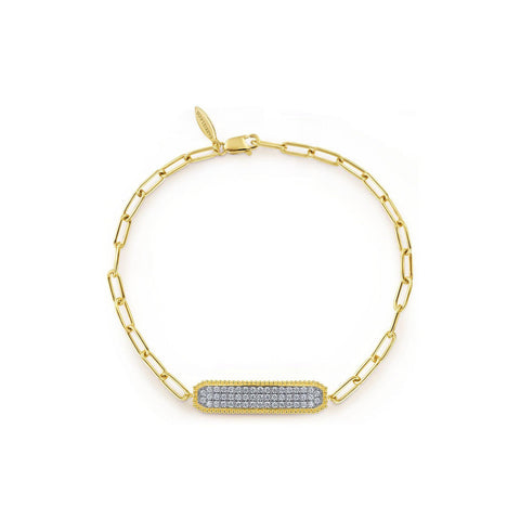 Gabriel & Co. Diamond Pavé Wide Bar Bracelet-Gabriel & Co. Diamond Pavé Wide Bar Bracelet - TB4583Y45JJ