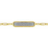 Gabriel & Co. Diamond Pavé Wide Bar Bracelet-Gabriel & Co. Diamond Pavé Wide Bar Bracelet - TB4583Y45JJ