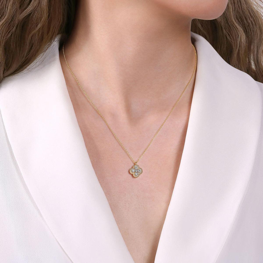 Gabriel & Co. Diamond Pendant Necklace - NK6625Y45JJ