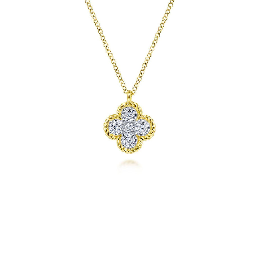 Gabriel & Co. Diamond Pendant Necklace - NK6625Y45JJ