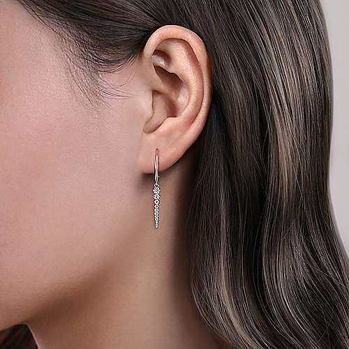 Gabriel & Co. Diamond Spike Drop Earrings - EG14515W45JJ