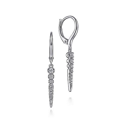 Gabriel & Co. Diamond Spike Drop Earrings - EG14515W45JJ
