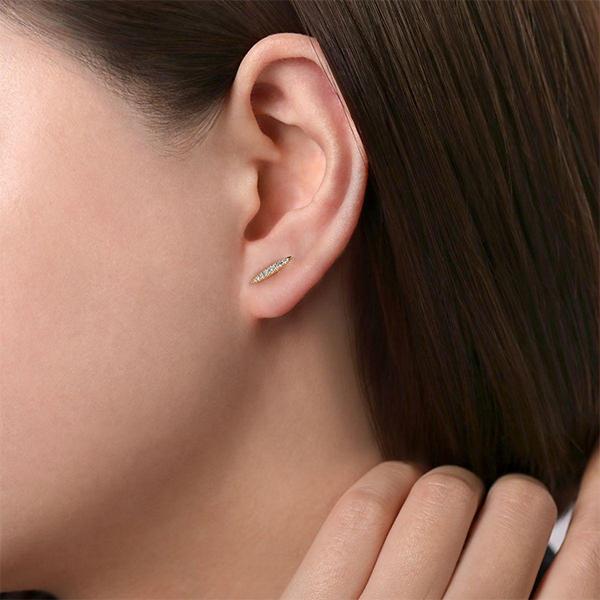 Gabriel & Co. Diamond Spiked Stud Earrings - EG13083Y45JJ