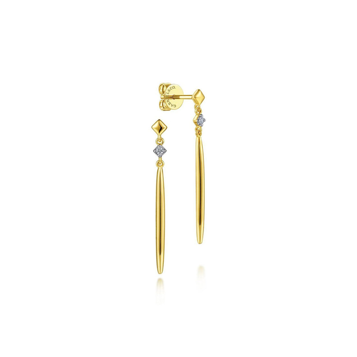 Gabriel & Co. Diamond Stud and Spike Earrings - EG14409Y45JJ
