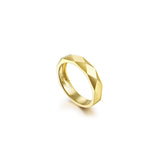 Gabriel & Co. Faceted Ring Band-Gabriel & Co. Faceted Ring Band - LR51950Y4JJJ