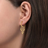 Gabriel & Co. Fashion Huggie Drop Earrings - EG14475Y4JJJ