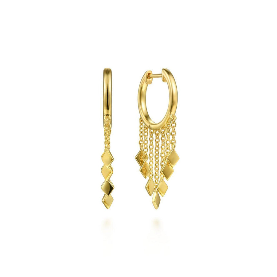 Gabriel & Co. Fashion Huggie Drop Earrings - EG14475Y4JJJ