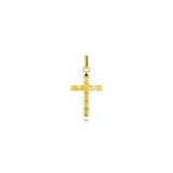 Gabriel & Co. Gold Faceted Cross Pendant-Gabriel & Co. Gold Faceted Cross Pendant - PCM6538Y4JJJ